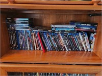 Shelf of DVDs / Blu Ray Discs