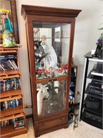 Glass Display Cabinet w/ Sliding Front