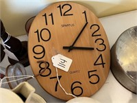 Spartus Wood Clock