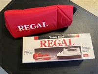 Regal Electric Knife and Bag