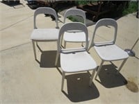 4 Plastic Chairs
