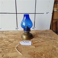 Miniature Brass Oil Lamp