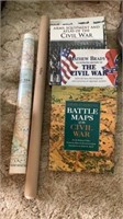 Civil War Books, War Airplane Book and Maps
