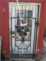 Wrought Iron Decorative Door