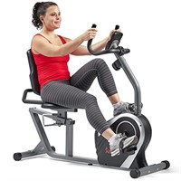 Sunny Health & Fitness Magnetic Recumbent Exercise