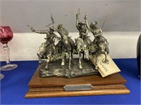 "COMING THRU THE RYE" 1987 PEWTER SCULPTURES