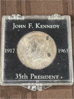 1964 D John F Kennedy Silver Half Dollar