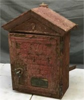 Antique Heavy Cast Iron Fire Alarm Box