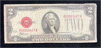 1928 F $2 Red Seal Note