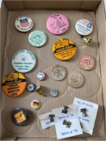 Pins & Wooden Nickles