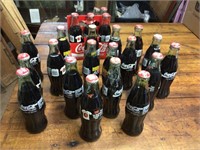 Coca Cola Baseball Collector Bottles