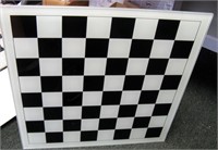 1/4" ThickGlass Chess/CheckerBoard 19 3/4 x 19 3/4