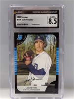 Justin Verlander 2005 Bowman card 174 CGC 8,5