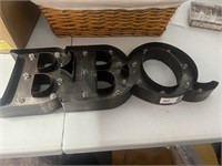 LIGHT UP  BBQ SIGN NEW