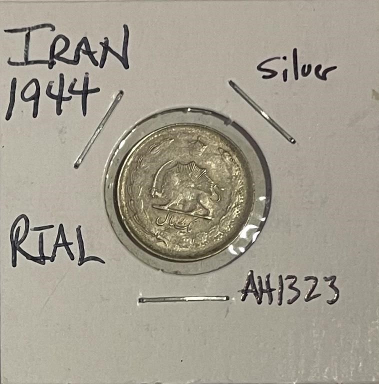 Iran 1944 Silver Rial