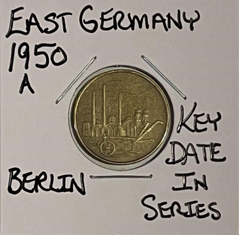 East Germany 1950A 50 Pf. Key Date