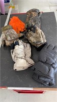 Camouflage winter gloves