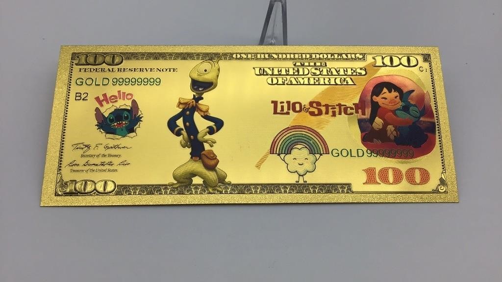 Lilo & Stitch Gold Bill