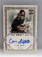 2020 Ultimate Draft Cam Akers Rookie Auto #45/50