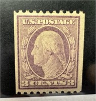 489 MINT OG 1917 SC P10 COIL STAMP