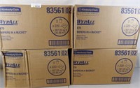 4 Cases Wypall Wipers In A Bucket 8356102