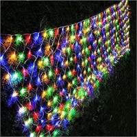 LJLNION Christmas Net Lights, 360 LED 12ft x 5ft