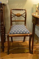 Pair of Regency mahogany side chairs