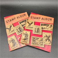 Vintage Ephemera: 1950's Stamp Albums Books