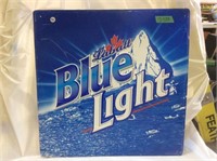 Labatt Blue Light Tin Bar Sign 23" x 23"