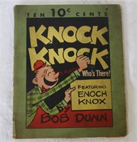 1936 Knock Knock Jokes Comic by Bob Dunn