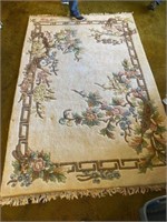 Asian Style Sculpted Rug