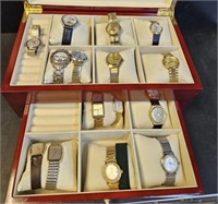 Wrist Watches & Case Lot Collection