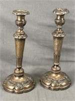 Pair 19th C French Candlesticks
