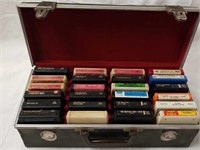 24:  8 track tapes in case. Mostly Beatles! ;