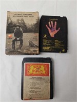 4 George Harrison 8 track tapes