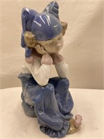 Vintage LLardo Sleeping Clown Figurine
