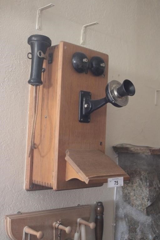 antique wall phone