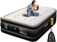 Queen Air Mattress with Built-in Wireless Pump &