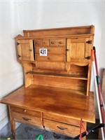 Antique wooden Hoosier cabinet