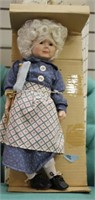 BRAND NEW PORCELAIN DOLL WITH BOX