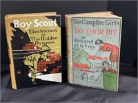 Vintage Boy Scout & Campfire Girl Book Lot
