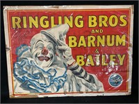 Ringling Brothers Vintage Clown Poster