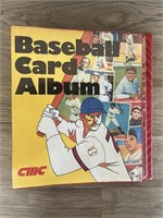 Baseball Card Album w/ Fleer Cards