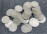 (40) Full Date Buffalo Nickels Back To 1920