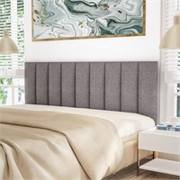 Tbfit Headboard  Queen  9 Panel  Grey 71"