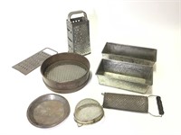 7 Metal Kitchenware Items