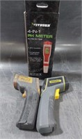 2 Infrared Thermometers w/ ph Meter