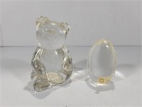 Crystal Bear and Penguin
