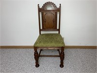 Eastlake Style Carved Occasional Chair Vintage