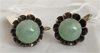 1940s Jade Earrings